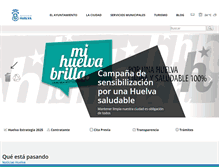 Tablet Screenshot of huelva.es